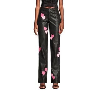 I.AM.GIA Dixxi black faux leather pants